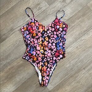 Vibrant Multicolor Women's One-Piece Swimsuit